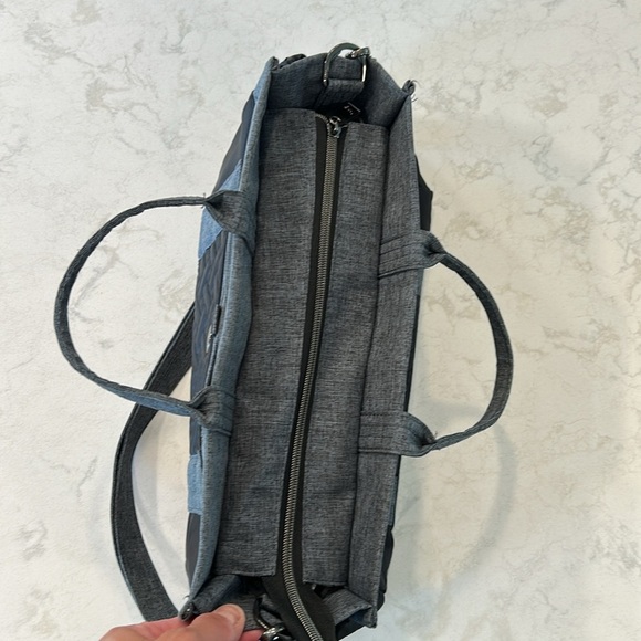 Lug Romper 2 Convertible Tote Crossbody Bag Black w/Grey Accents BNWOT - Picture 11 of 14